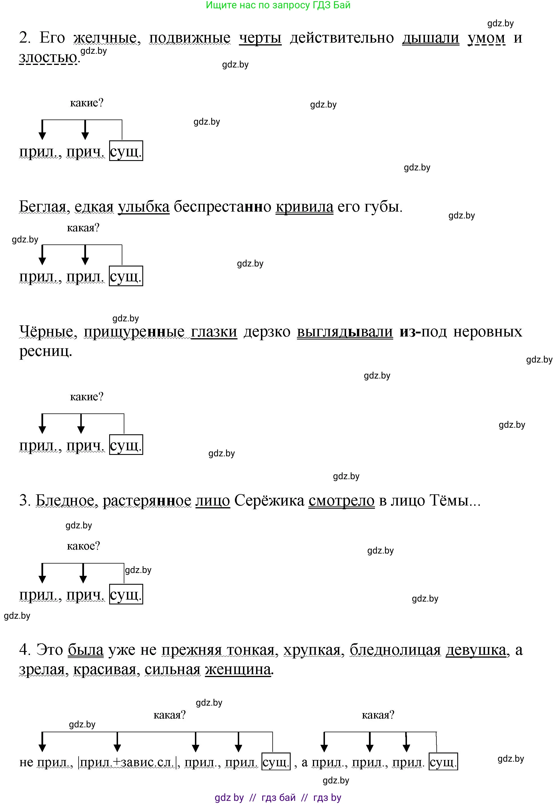Русский язык, 8 класс Учебник, авторы: Мурина Лариса Александровна, Долбик Елена Евгеньевна, Леонович Валентина Леонидовна, Жадейко Жанна Фёдоровна, издательство Академия образования, Минск, 2024, страница 144, номер 263, Решение (продолжение 2)