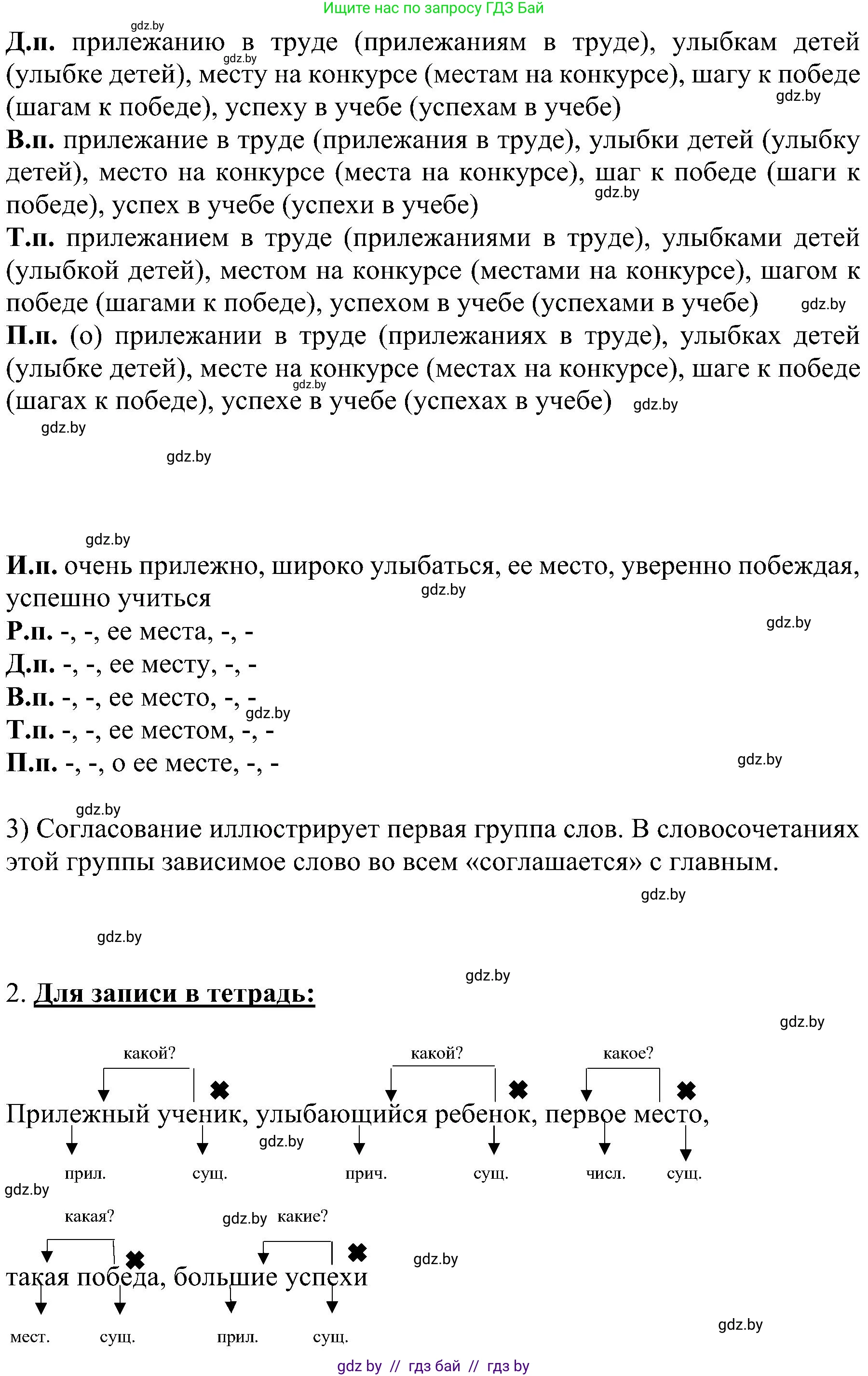 Русский язык, 8 класс Учебник, авторы: Мурина Лариса Александровна, Долбик Елена Евгеньевна, Леонович Валентина Леонидовна, Жадейко Жанна Фёдоровна, издательство Академия образования, Минск, 2024, страница 45, номер 64, Решение (продолжение 2)