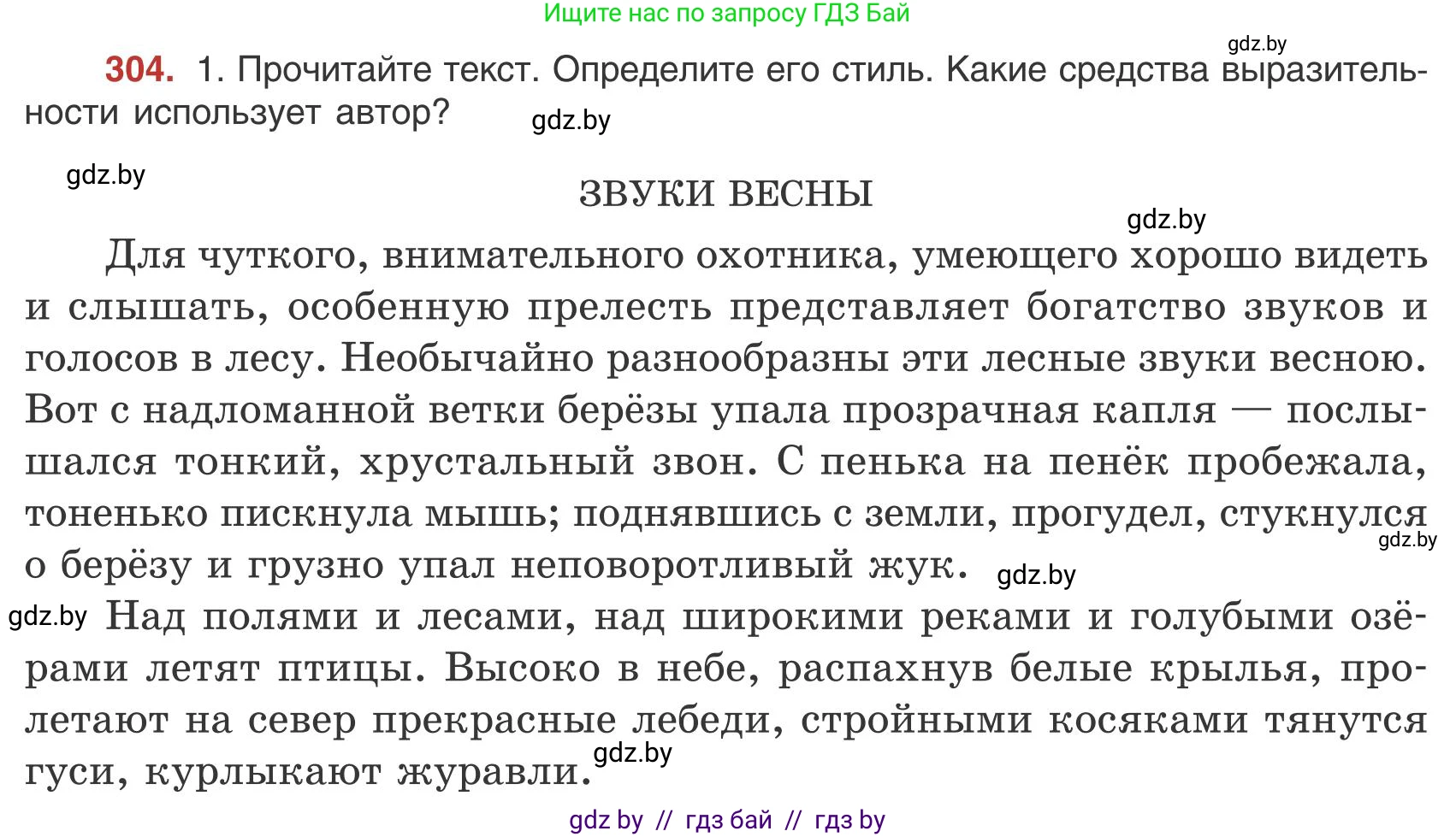 Русский язык, 9 класс Учебник, авторы: Мурина Лариса Александровна, Литвинко Франя Михайловна, Долбик Елена Евгеньевна, Пипченко Н М, Германович С Ф, Таяновская И В, издательство Академия образования, Минск, 2025, страница 172, номер 304, Условие 2025