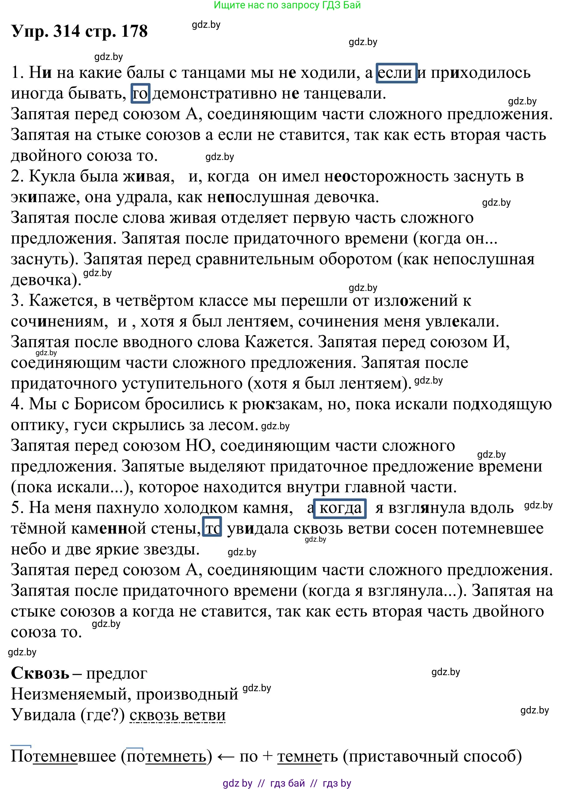 Русский язык, 9 класс Учебник, авторы: Мурина Лариса Александровна, Литвинко Франя Михайловна, Долбик Елена Евгеньевна, Пипченко Н М, Германович С Ф, Таяновская И В, издательство Академия образования, Минск, 2025, страница 178, номер 314, Решение 2025