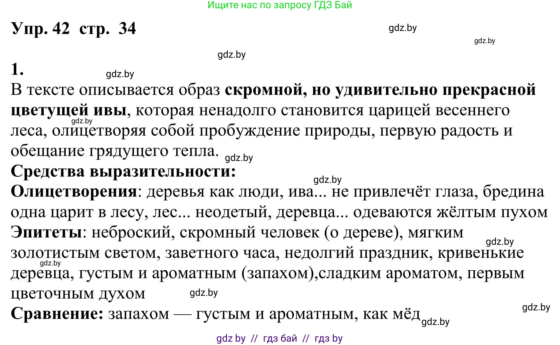 Русский язык, 9 класс Учебник, авторы: Мурина Лариса Александровна, Литвинко Франя Михайловна, Долбик Елена Евгеньевна, Пипченко Н М, Германович С Ф, Таяновская И В, издательство Академия образования, Минск, 2025, страница 33, номер 42, Решение 2025