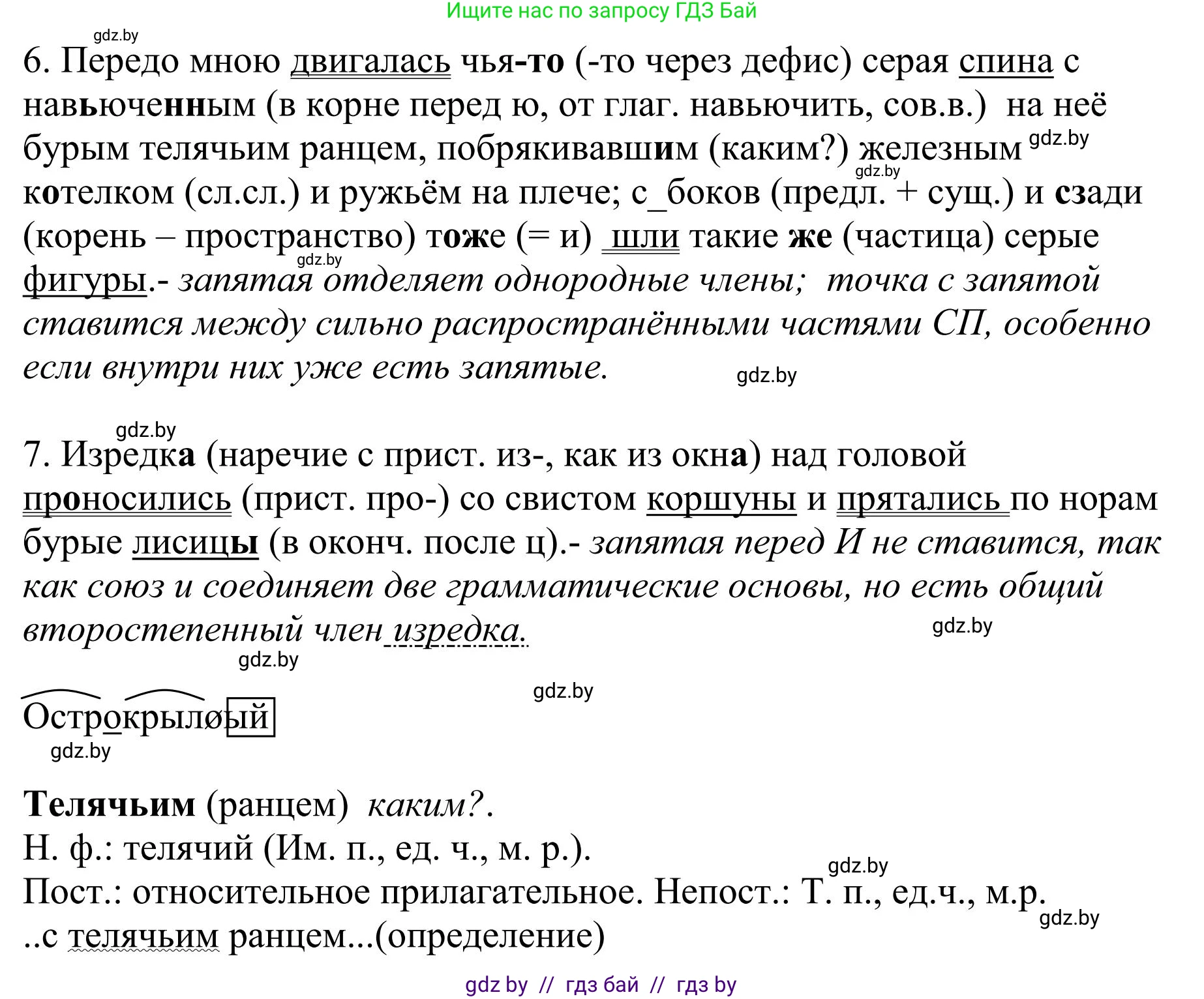 Русский язык, 9 класс Учебник, авторы: Мурина Лариса Александровна, Литвинко Франя Михайловна, Долбик Елена Евгеньевна, Пипченко Н М, Германович С Ф, Таяновская И В, издательство Академия образования, Минск, 2025, страница 46, номер 64, Решение 2025 (продолжение 2)