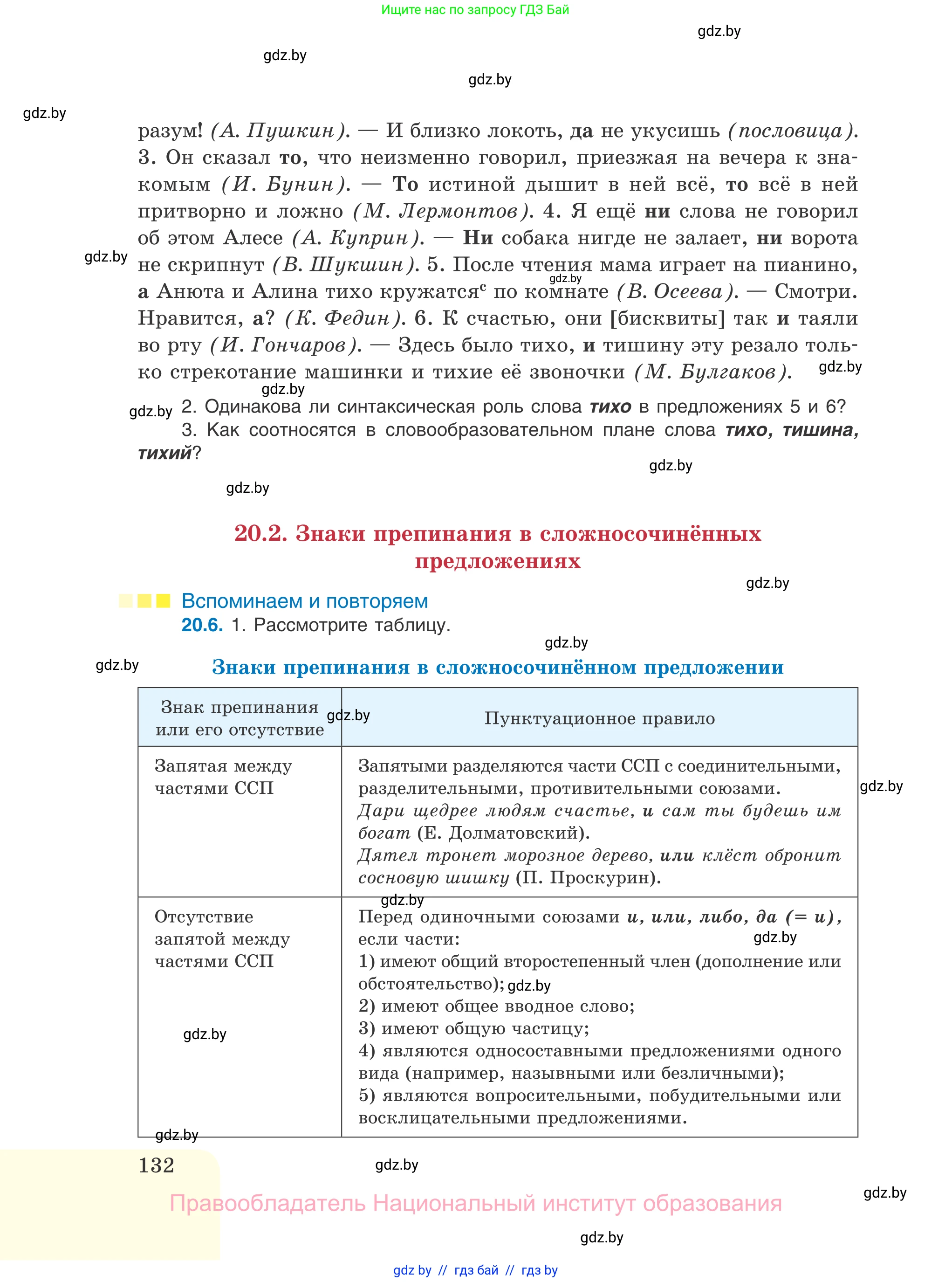 Русский язык, 11 класс Учебник, авторы: Долбик Елена Евгеньевна, Литвинко Франя Михайловна, Мурина Лариса Александровна, Шиманович Т В, Таяновская И В, Орловская О Я, издательство Национальный институт образования, Минск, 2021, страница 132