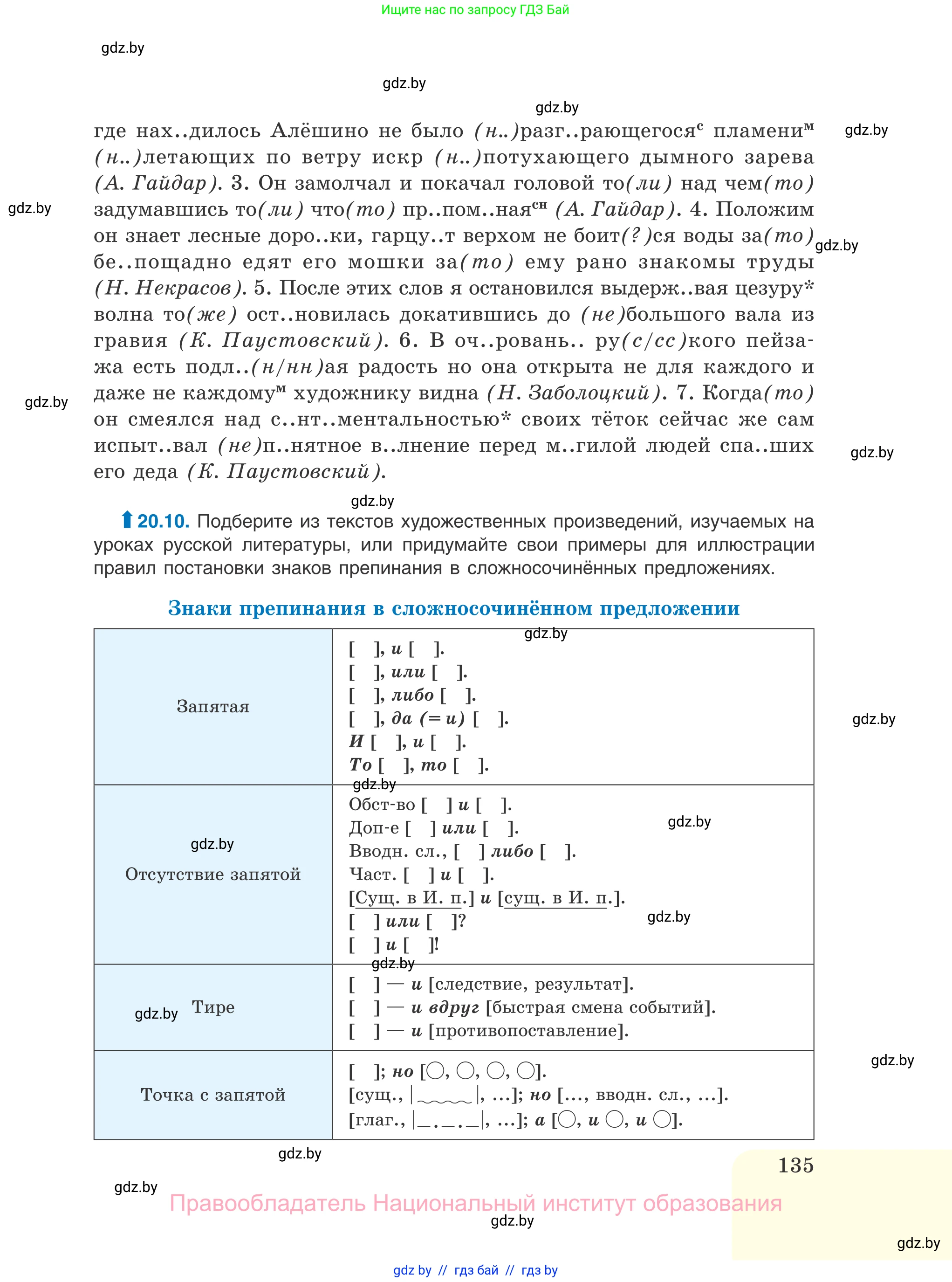 Русский язык, 11 класс Учебник, авторы: Долбик Елена Евгеньевна, Литвинко Франя Михайловна, Мурина Лариса Александровна, Шиманович Т В, Таяновская И В, Орловская О Я, издательство Национальный институт образования, Минск, 2021, страница 135