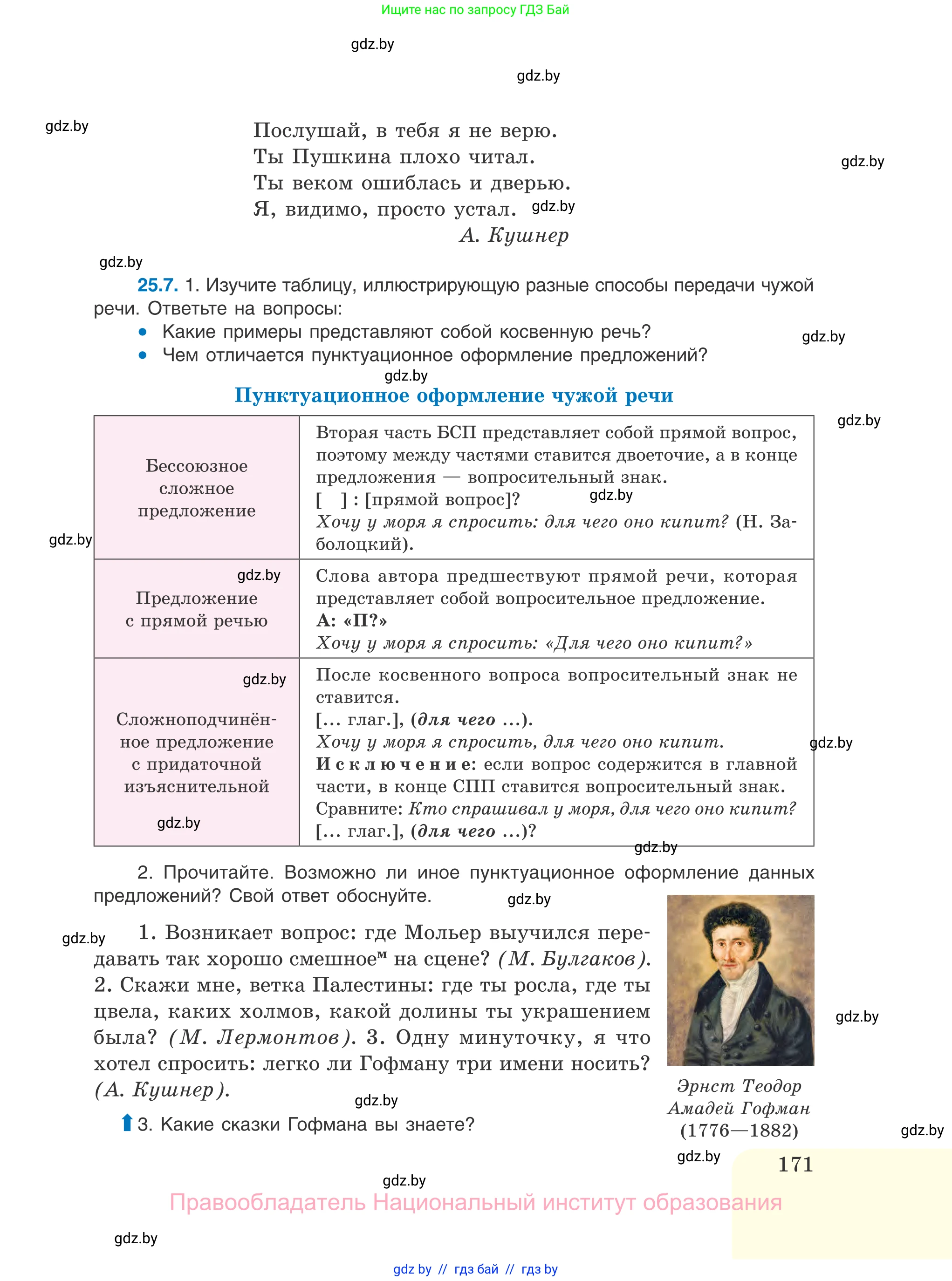 Русский язык, 11 класс Учебник, авторы: Долбик Елена Евгеньевна, Литвинко Франя Михайловна, Мурина Лариса Александровна, Шиманович Т В, Таяновская И В, Орловская О Я, издательство Национальный институт образования, Минск, 2021, страница 171