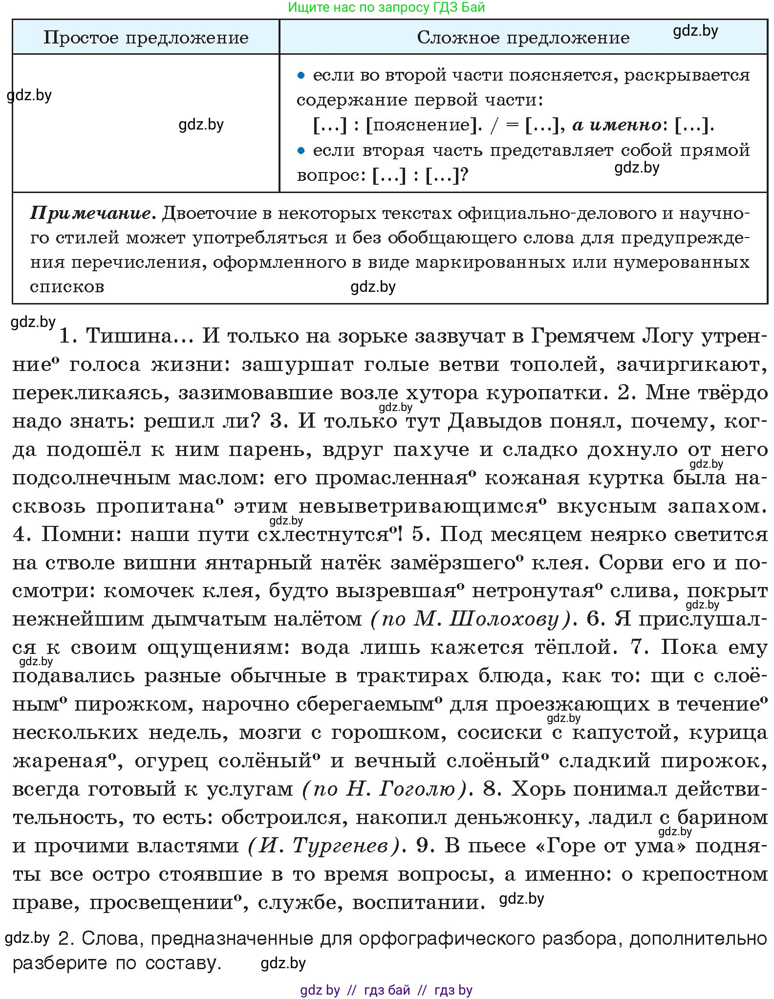 Русский язык, 11 класс Учебник, авторы: Долбик Елена Евгеньевна, Литвинко Франя Михайловна, Мурина Лариса Александровна, Шиманович Т В, Таяновская И В, Орловская О Я, издательство Национальный институт образования, Минск, 2021, страница 208, номер 30.1, Условие (продолжение 2)