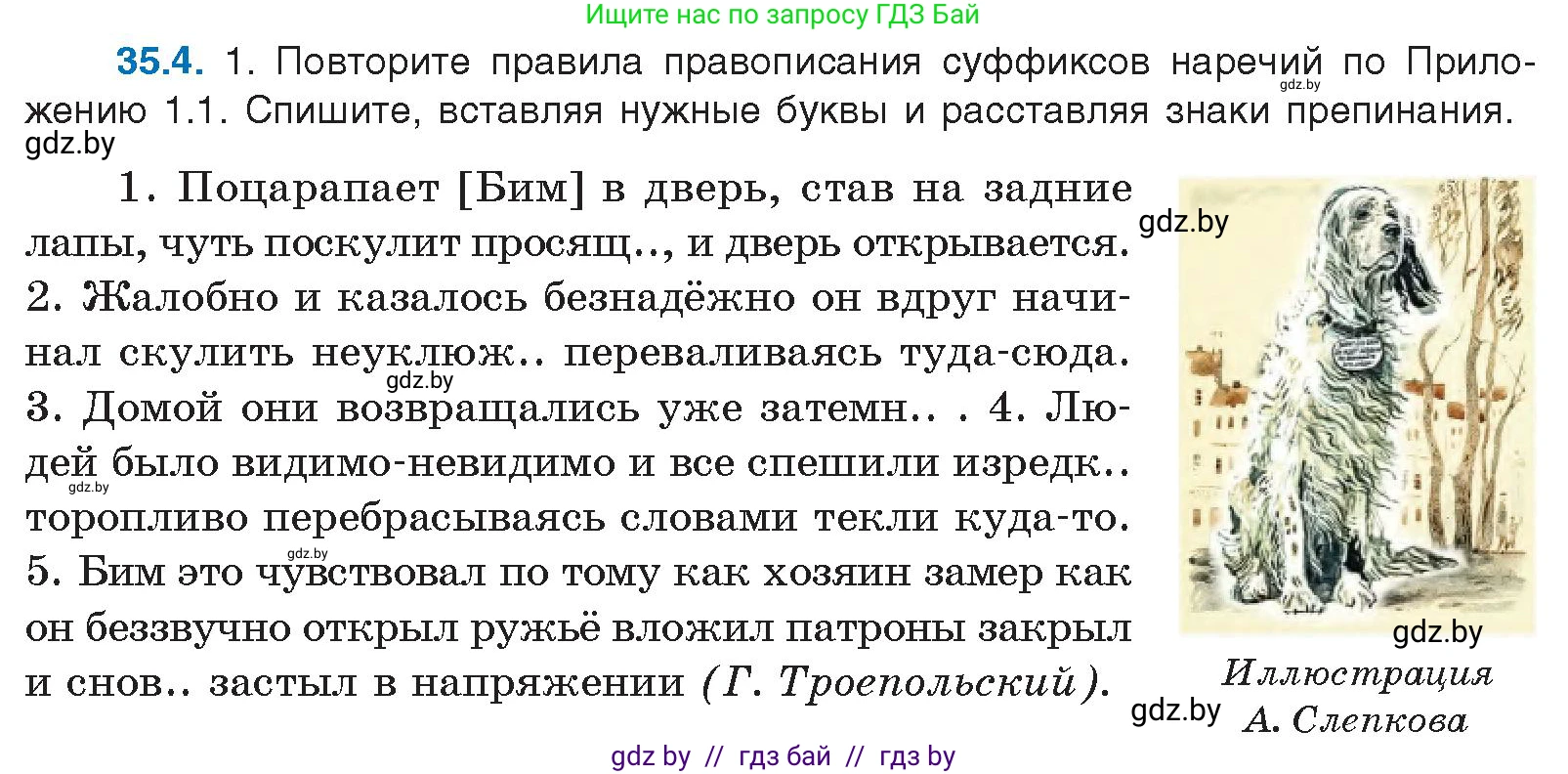 Русский язык, 11 класс Учебник, авторы: Долбик Елена Евгеньевна, Литвинко Франя Михайловна, Мурина Лариса Александровна, Шиманович Т В, Таяновская И В, Орловская О Я, издательство Национальный институт образования, Минск, 2021, страница 247, номер 35.4, Условие