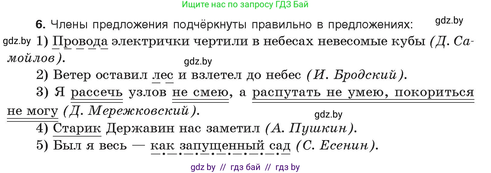 Русский язык, 11 класс Учебник, авторы: Долбик Елена Евгеньевна, Литвинко Франя Михайловна, Мурина Лариса Александровна, Шиманович Т В, Таяновская И В, Орловская О Я, издательство Национальный институт образования, Минск, 2021, страница 252, номер 6, Условие