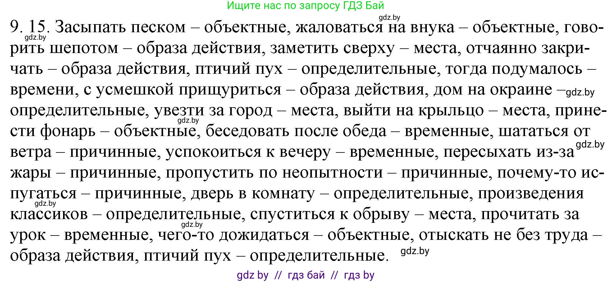 Русский язык, 11 класс Учебник, авторы: Долбик Елена Евгеньевна, Литвинко Франя Михайловна, Мурина Лариса Александровна, Шиманович Т В, Таяновская И В, Орловская О Я, издательство Национальный институт образования, Минск, 2021, страница 57, номер 9.15, Решение