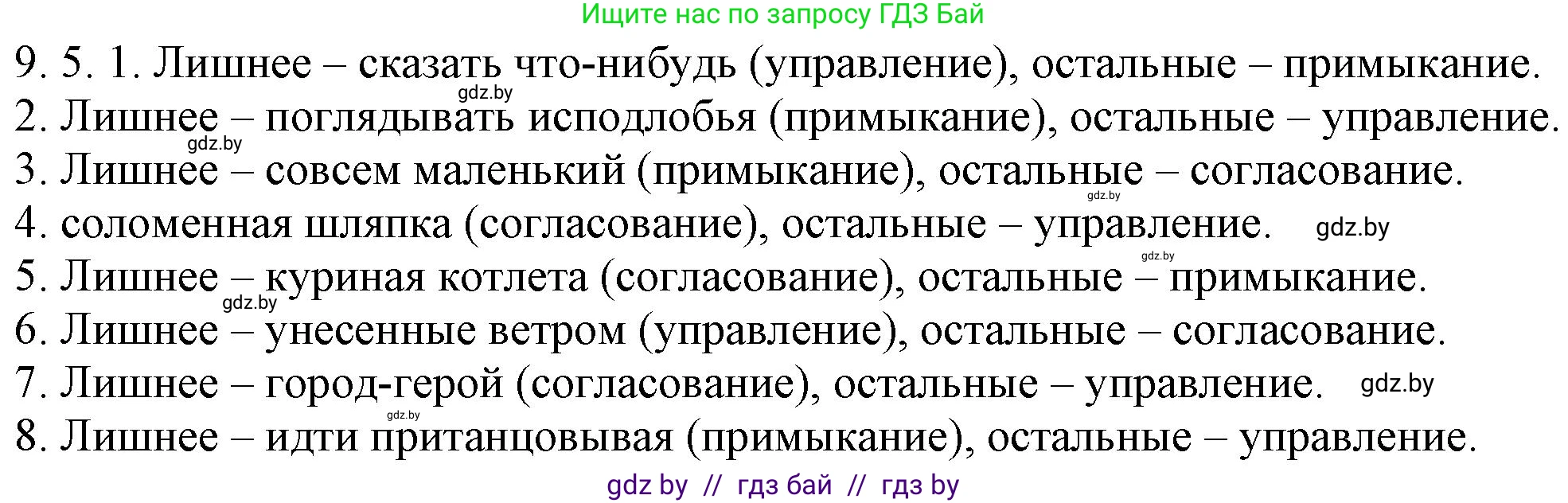 Русский язык, 11 класс Учебник, авторы: Долбик Елена Евгеньевна, Литвинко Франя Михайловна, Мурина Лариса Александровна, Шиманович Т В, Таяновская И В, Орловская О Я, издательство Национальный институт образования, Минск, 2021, страница 53, номер 9.5, Решение