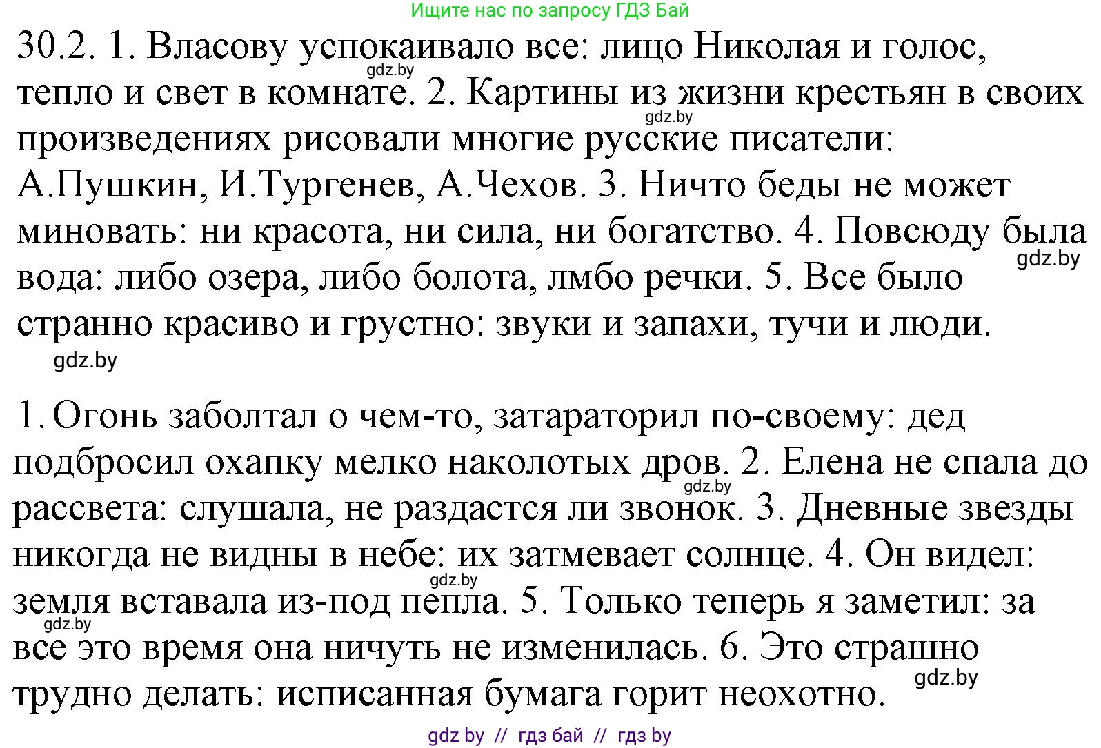Русский язык, 11 класс Учебник, авторы: Долбик Елена Евгеньевна, Литвинко Франя Михайловна, Мурина Лариса Александровна, Шиманович Т В, Таяновская И В, Орловская О Я, издательство Национальный институт образования, Минск, 2021, страница 209, номер 30.2, Решение