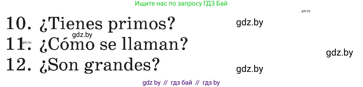 Испанский язык, 4 класс Учебник, авторы: Гриневич Елена Карловна, Бахар Лариса Николаевна, издательство Вышэйшая школа, Минск, 2019, красного цвета, Часть 1, страница 8, номер 13, Условие (продолжение 2)