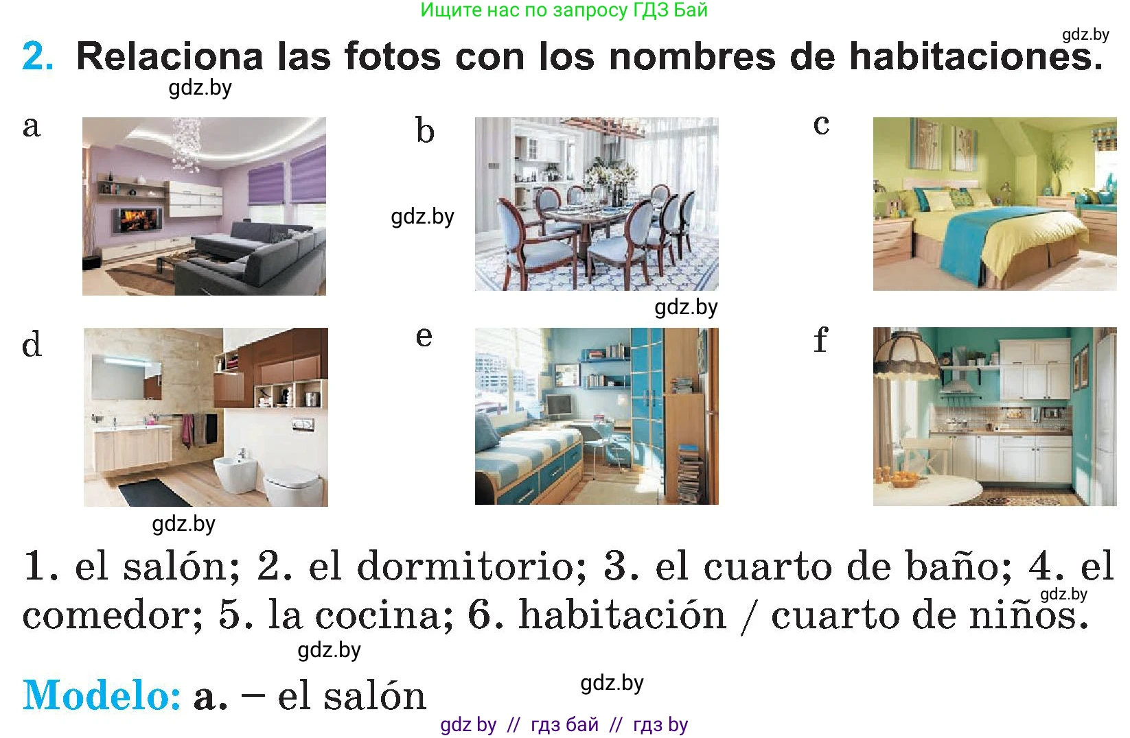 Испанский язык, 4 класс Учебник, авторы: Гриневич Елена Карловна, Бахар Лариса Николаевна, издательство Вышэйшая школа, Минск, 2019, красного цвета, Часть 1, страница 70, номер 2, Условие