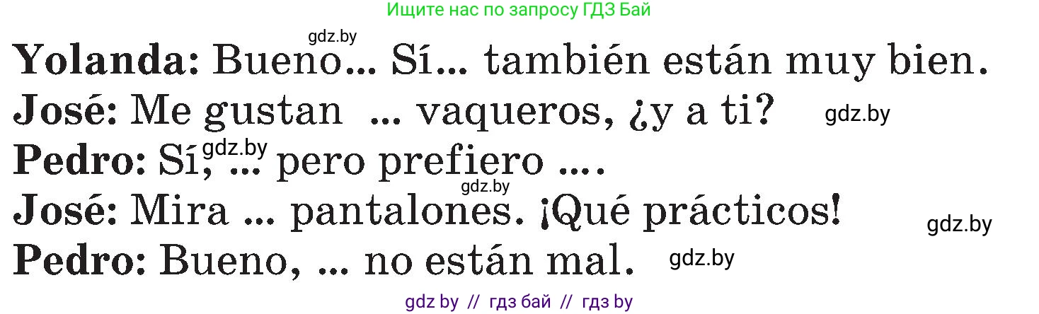 Испанский язык, 4 класс Учебник, авторы: Гриневич Елена Карловна, Бахар Лариса Николаевна, издательство Вышэйшая школа, Минск, 2019, красного цвета, Часть 2, страница 82, номер 11, Условие (продолжение 2)