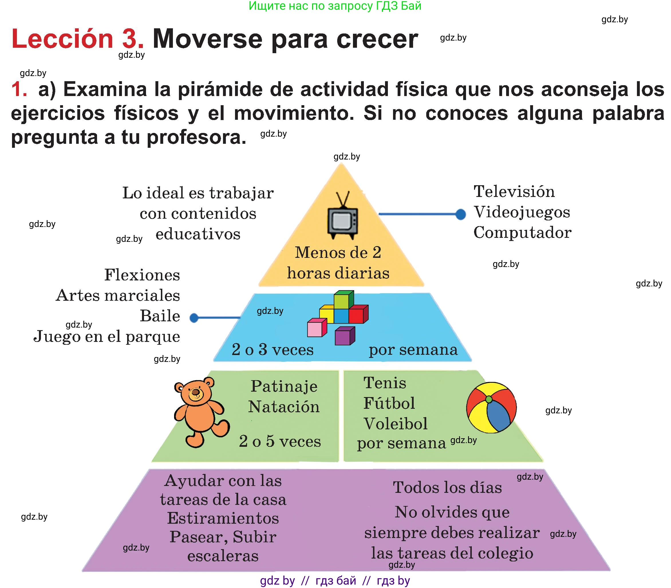 Испанский язык, 5 класс Учебник, авторы: Цыбулева Татьяна Эдуардовна, Пушкина Ольга Александровна, издательство Вышэйшая школа, Минск, 2017, оранжевого цвета, страница 64, номер 1, Условие