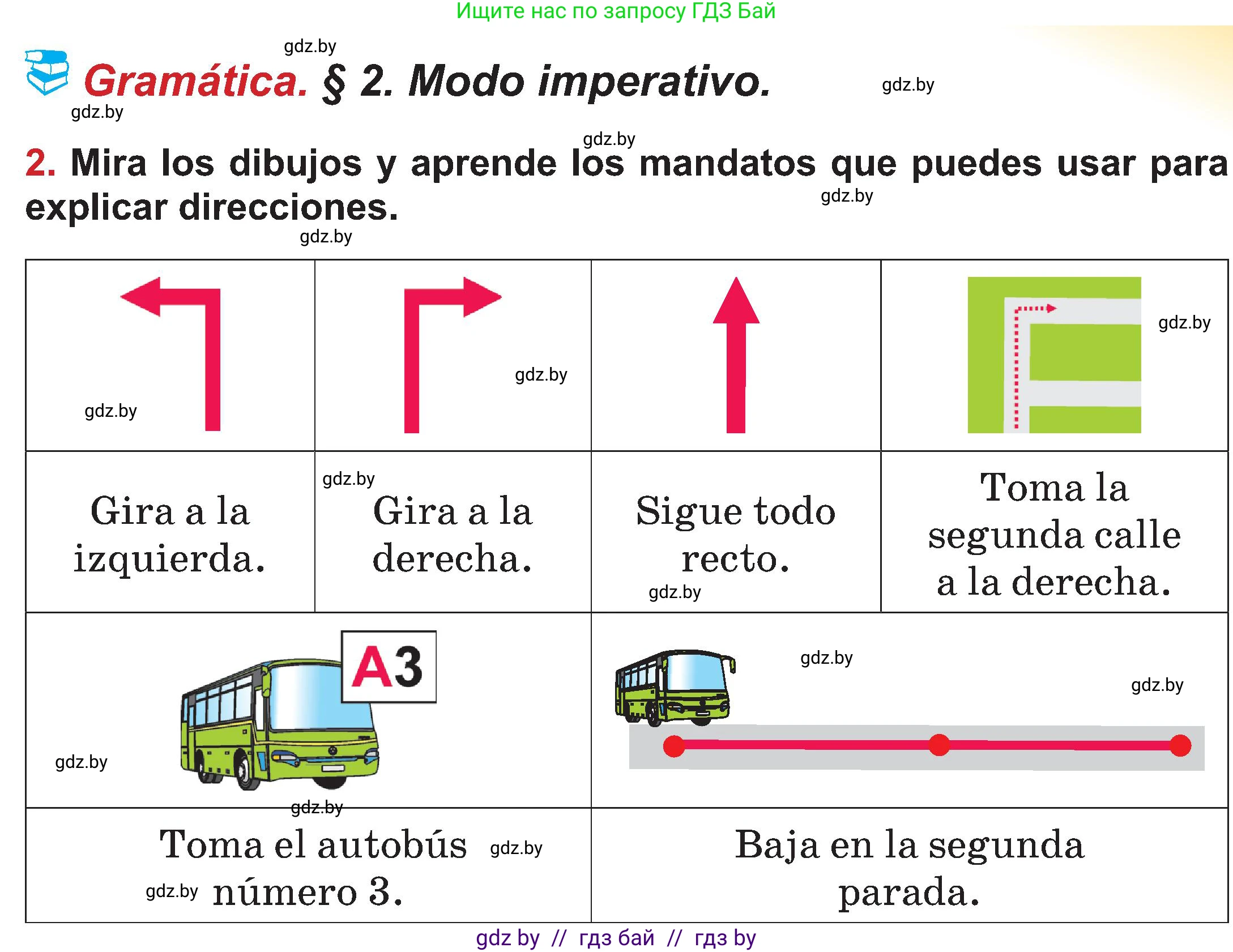 Испанский язык, 5 класс Учебник, авторы: Цыбулева Татьяна Эдуардовна, Пушкина Ольга Александровна, издательство Вышэйшая школа, Минск, 2017, оранжевого цвета, страница 17, номер 2, Условие