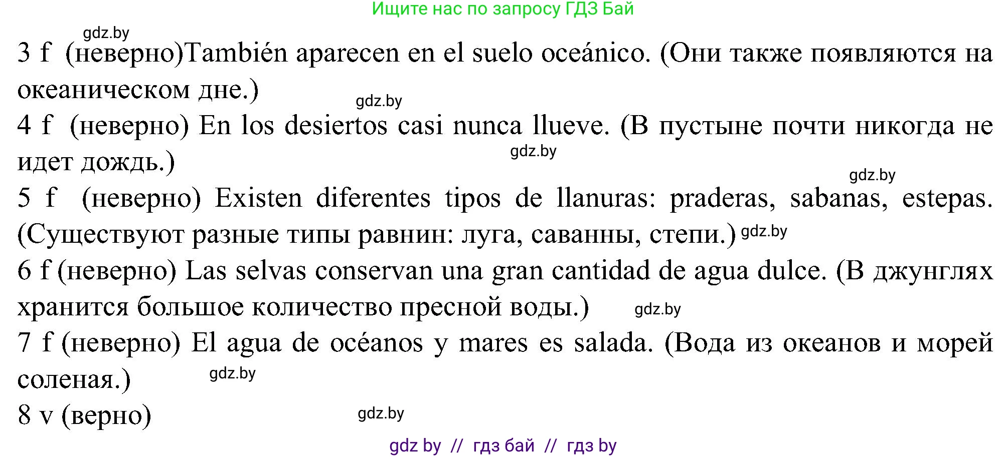 Испанский язык, 5 класс Учебник, авторы: Цыбулева Татьяна Эдуардовна, Пушкина Ольга Александровна, издательство Вышэйшая школа, Минск, 2017, оранжевого цвета, страница 21, номер 7, Решение (продолжение 2)