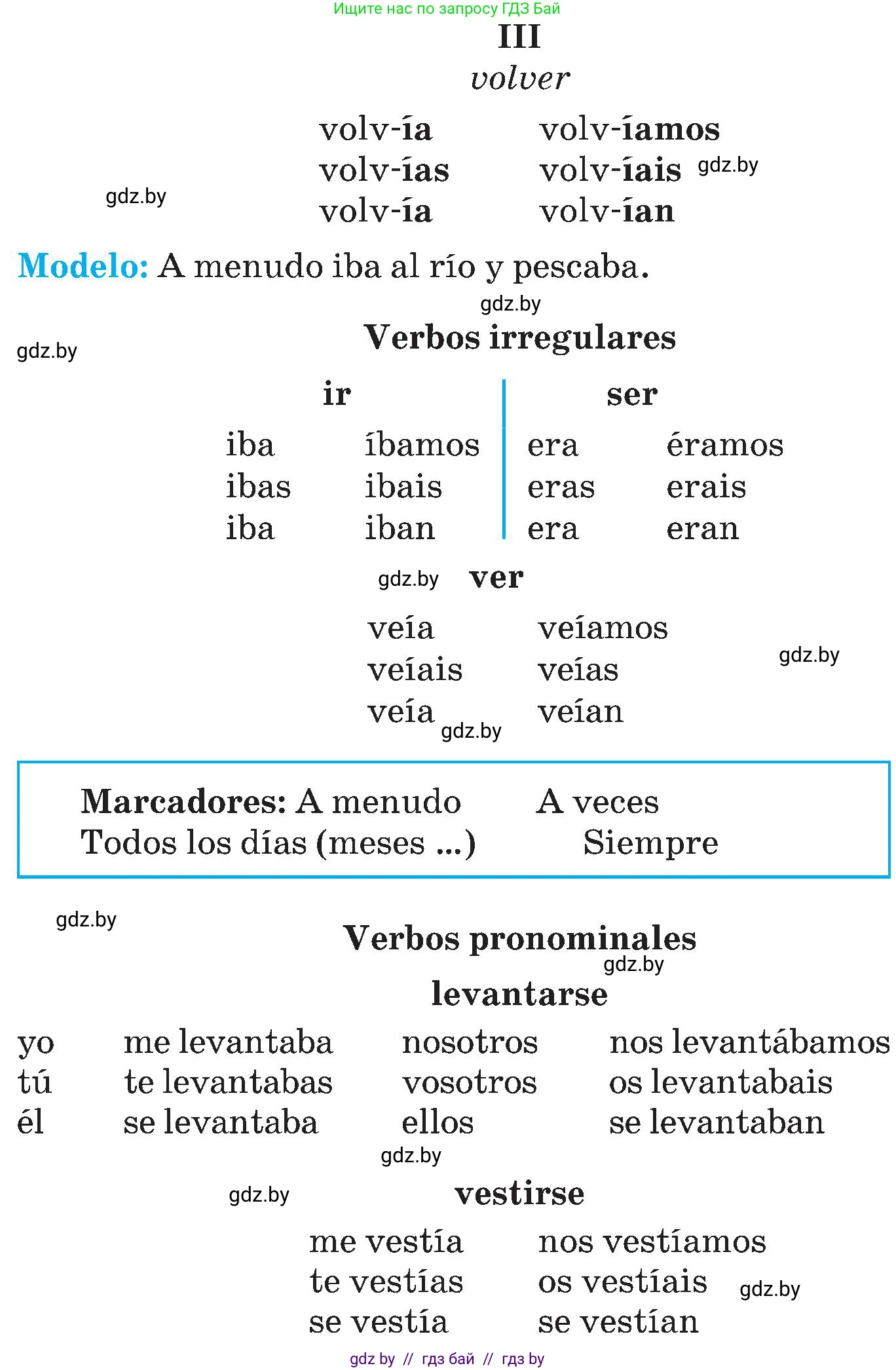 Испанский язык, 5 класс Учебник, автор: Гриневич Елена Карловна, издательство Вышэйшая школа, Минск, 2015, оранжевого цвета, Часть 1, страница 26, номер 1, Условие (продолжение 2)