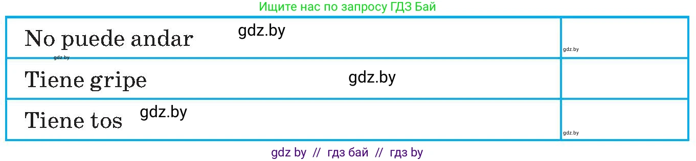 Испанский язык, 5 класс Учебник, автор: Гриневич Елена Карловна, издательство Вышэйшая школа, Минск, 2015, оранжевого цвета, Часть 2, страница 56, номер 8, Условие (продолжение 2)