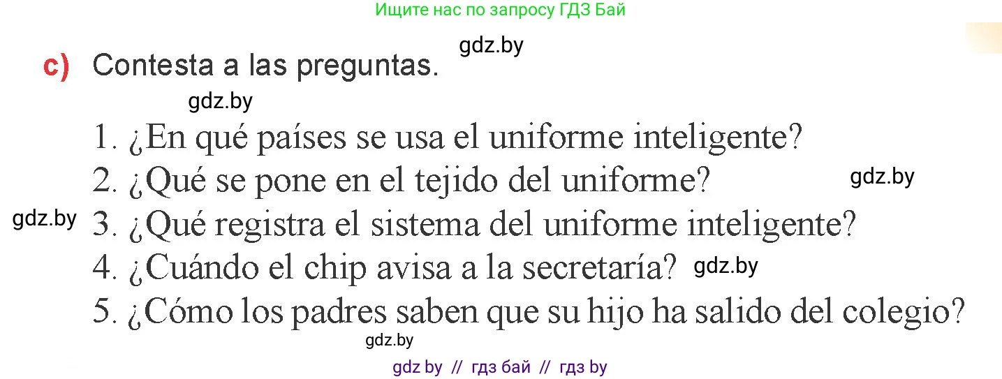 Испанский язык, 6 класс Учебник, авторы: Цыбулева Татьяна Эдуардовна, Пушкина Ольга Александровна, издательство Издательский центр БГУ, Минск, 2018, Часть 1, страница 31, номер 7, Условие (продолжение 3)
