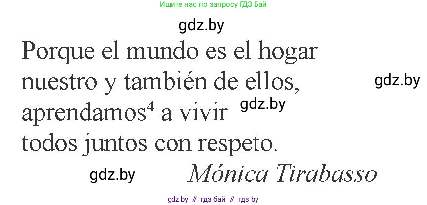 Испанский язык, 6 класс Учебник, авторы: Цыбулева Татьяна Эдуардовна, Пушкина Ольга Александровна, издательство Издательский центр БГУ, Минск, 2018, Часть 2, страница 114, номер 1, Условие (продолжение 2)