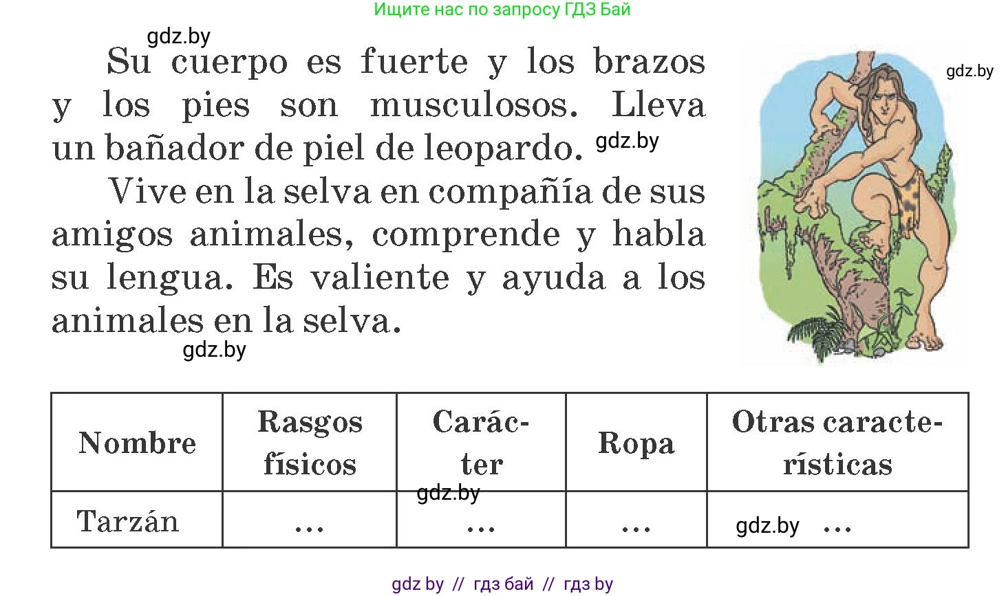 Испанский язык, 6 класс Учебник, автор: Гриневич Елена Карловна, издательство Вышэйшая школа, Минск, 2016, зелёного цвета, страница 162, номер 6, Условие (продолжение 2)