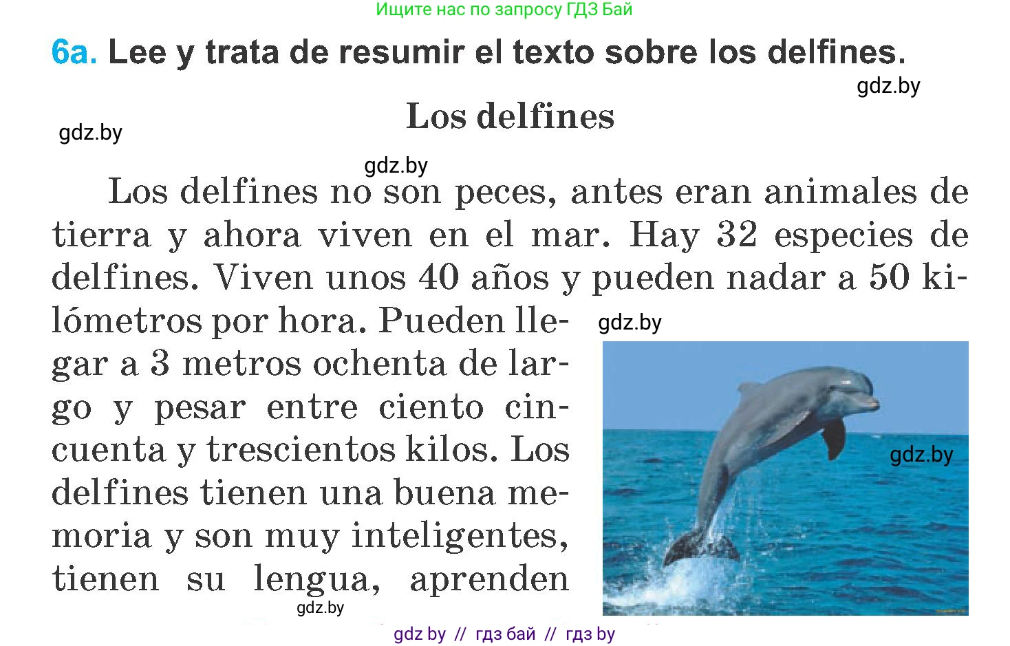 Испанский язык, 6 класс Учебник, автор: Гриневич Елена Карловна, издательство Вышэйшая школа, Минск, 2016, зелёного цвета, страница 243, номер 6, Условие