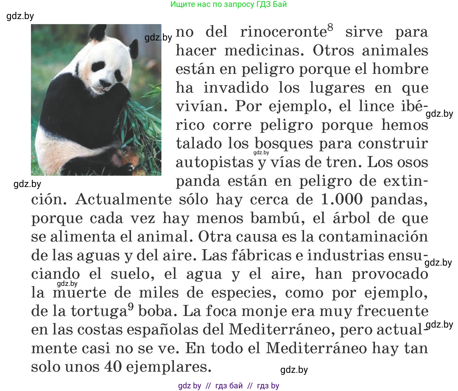 Испанский язык, 6 класс Учебник, автор: Гриневич Елена Карловна, издательство Вышэйшая школа, Минск, 2016, зелёного цвета, страница 252, номер 1, Условие (продолжение 3)