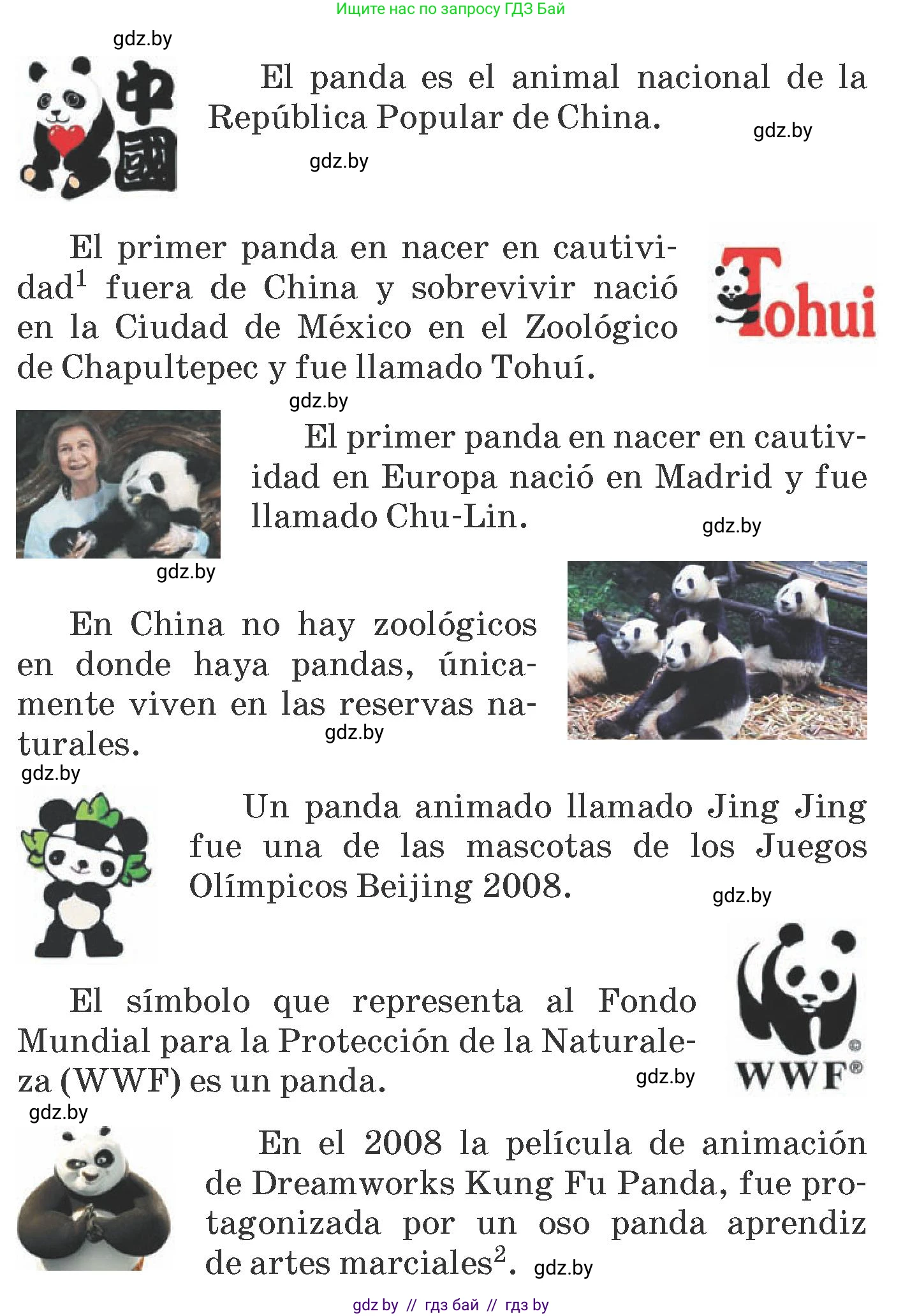 Испанский язык, 6 класс Учебник, автор: Гриневич Елена Карловна, издательство Вышэйшая школа, Минск, 2016, зелёного цвета, страница 256, номер 8, Условие (продолжение 2)