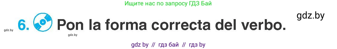 Испанский язык, 7 класс Учебник, автор: Гриневич Елена Карловна, издательство Вышэйшая школа, Минск, 2017, оранжевого цвета, страница 177, номер 6, Условие
