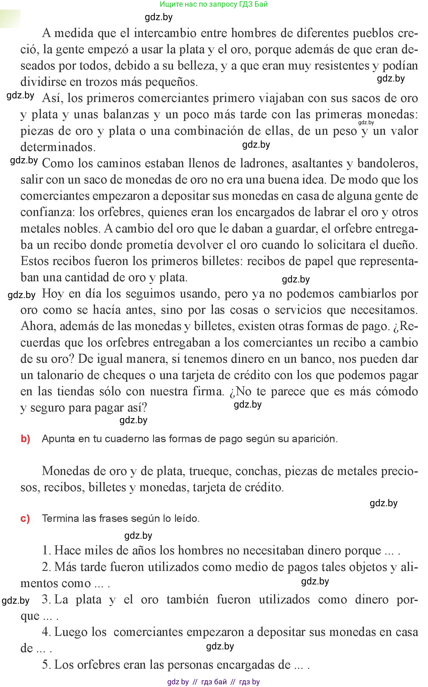 Испанский язык, 8 класс Учебник, авторы: Цыбулева Татьяна Эдуардовна, Пушкина Ольга Александровна, издательство Издательский центр БГУ, Минск, 2016, оранжевого цвета, страница 163, номер 2, Условие (продолжение 2)