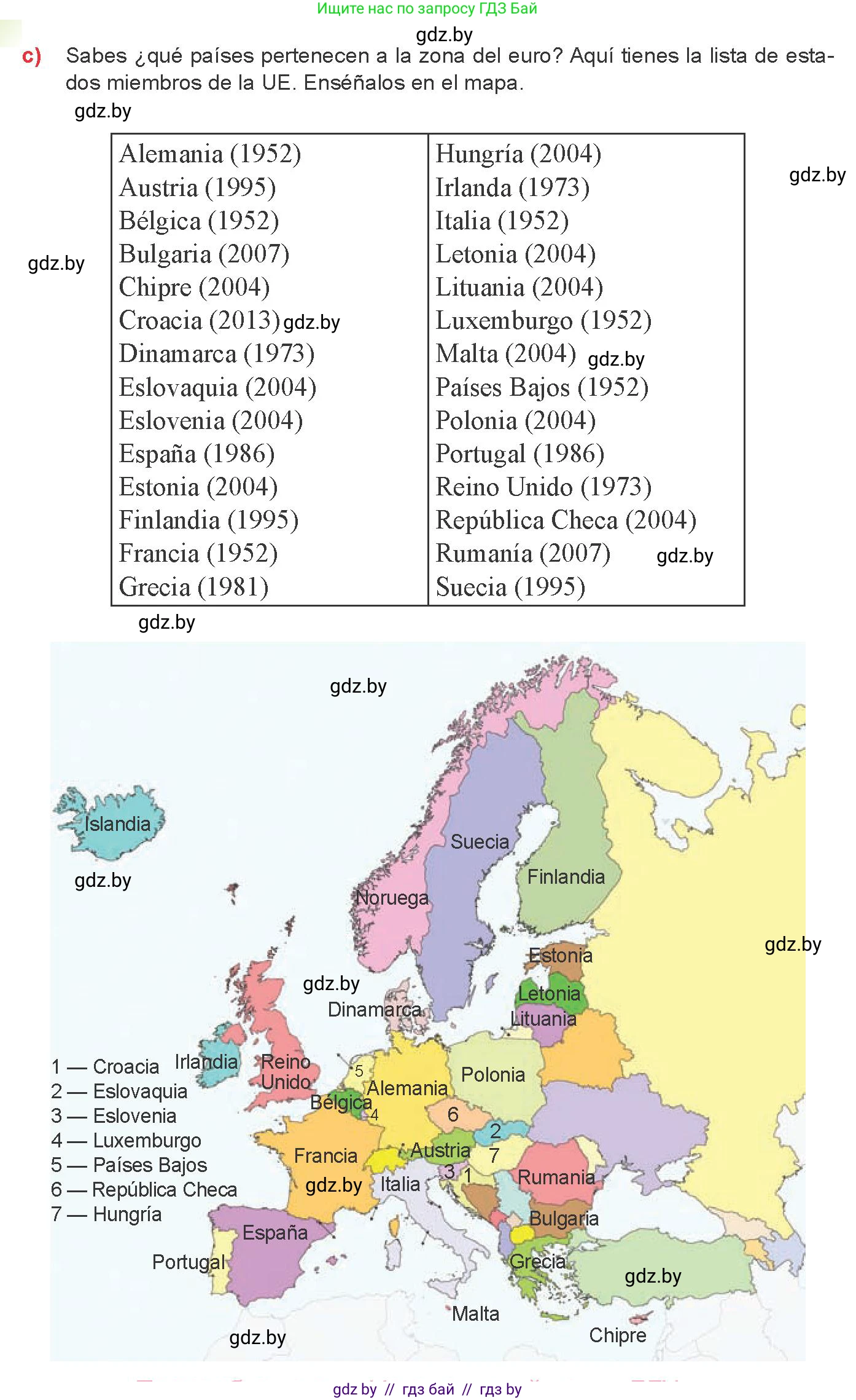 Испанский язык, 8 класс Учебник, авторы: Цыбулева Татьяна Эдуардовна, Пушкина Ольга Александровна, издательство Издательский центр БГУ, Минск, 2016, оранжевого цвета, страница 165, номер 4, Условие (продолжение 2)