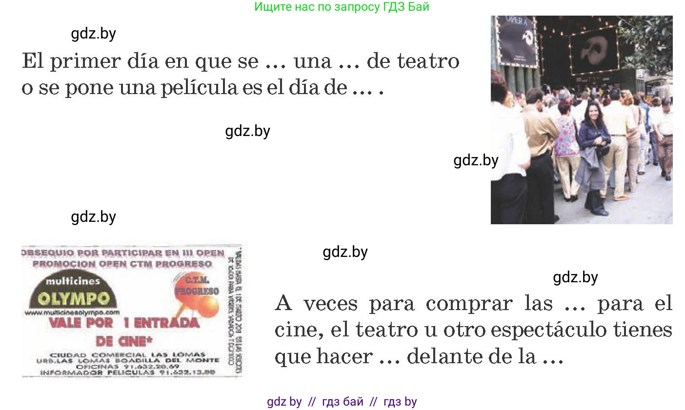 Испанский язык, 8 класс Учебник, автор: Гриневич Елена Карловна, издательство Вышэйшая школа, Минск, 2011, оранжевого цвета, страница 128, номер 2, Условие (продолжение 2)