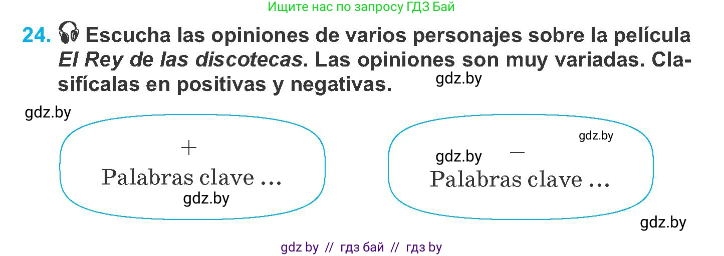 Испанский язык, 8 класс Учебник, автор: Гриневич Елена Карловна, издательство Вышэйшая школа, Минск, 2011, оранжевого цвета, страница 138, номер 24, Условие