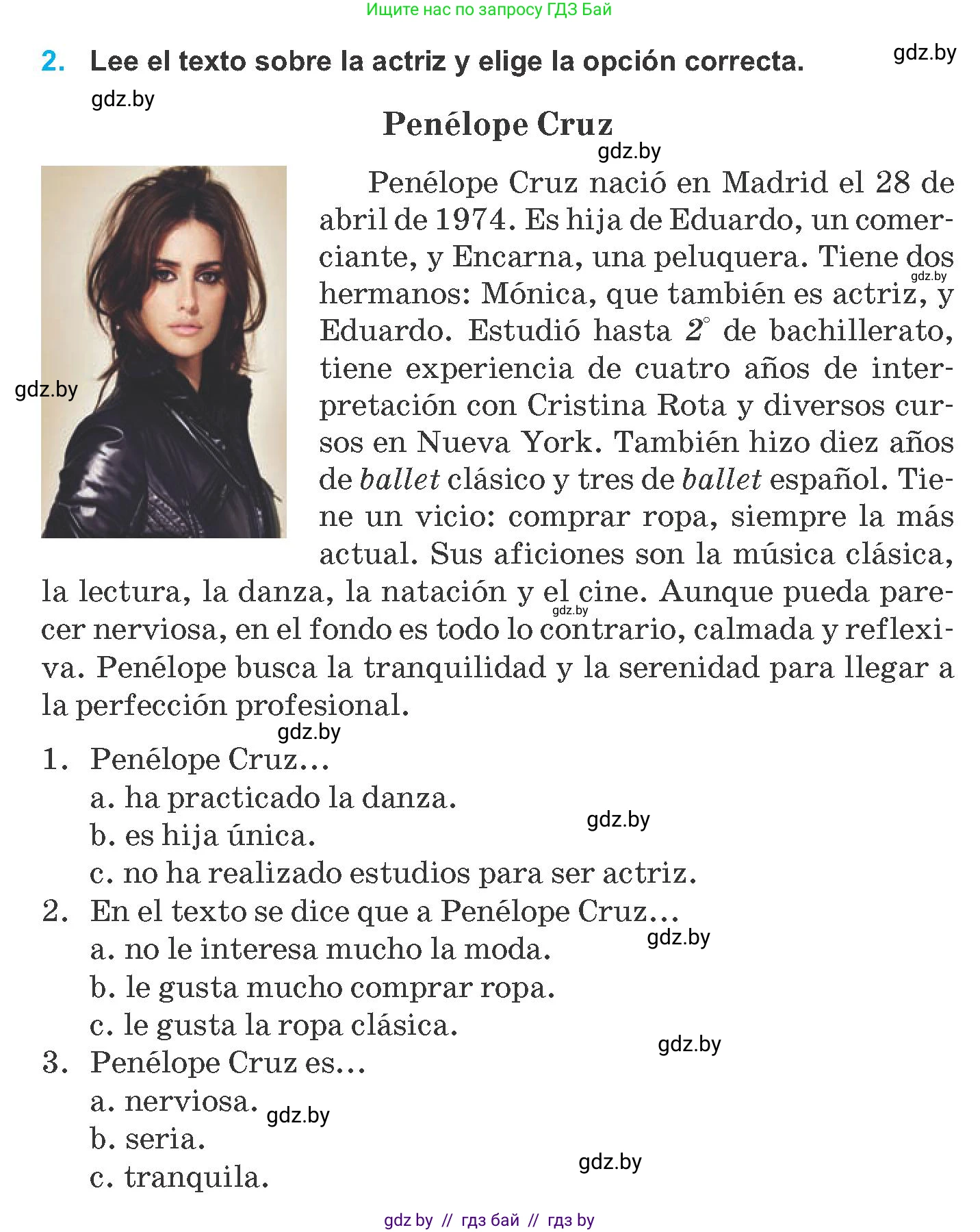 Испанский язык, 8 класс Учебник, автор: Гриневич Елена Карловна, издательство Вышэйшая школа, Минск, 2011, оранжевого цвета, страница 154, номер 2, Условие