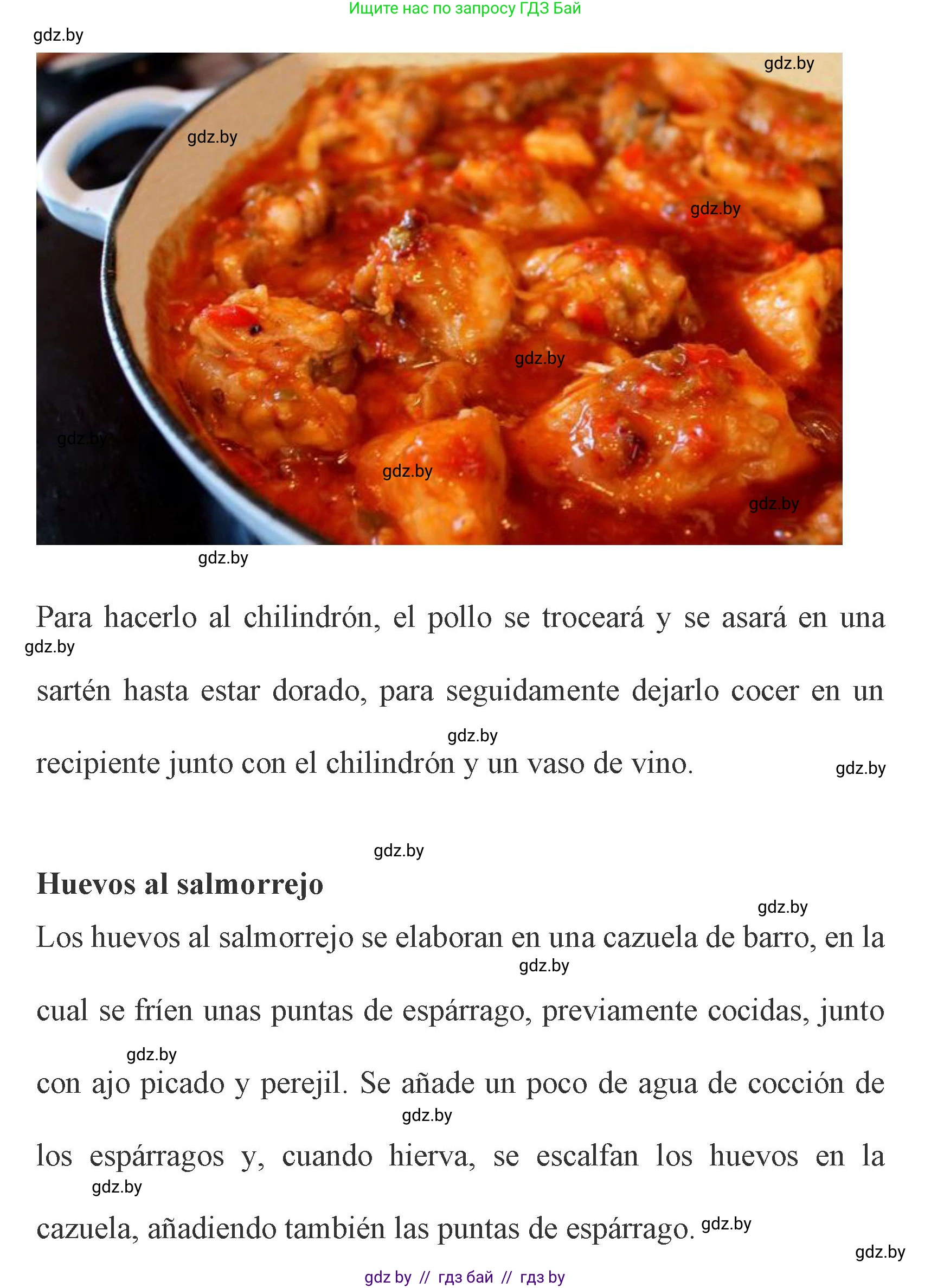 Испанский язык, 8 класс Учебник, автор: Гриневич Елена Карловна, издательство Вышэйшая школа, Минск, 2011, оранжевого цвета, страница 207, Решение (продолжение 6)