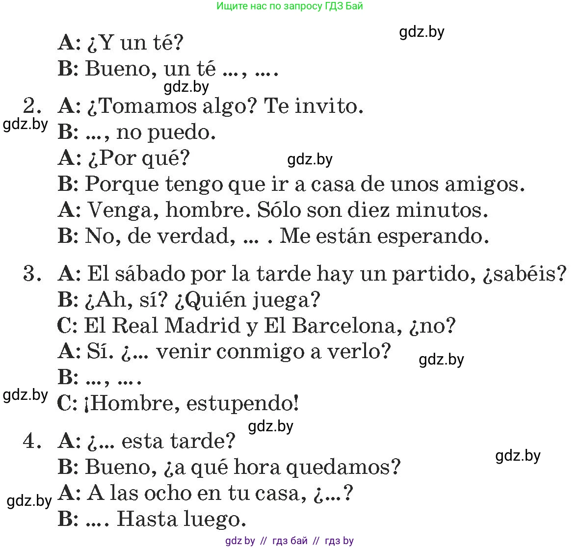 Испанский язык, 9 класс Учебник, авторы: Гриневич Елена Карловна, Янукенас Ольга Викторовна, издательство Вышэйшая школа, Минск, 2020, оранжевого цвета, страница 71, номер 8, Условие (продолжение 2)