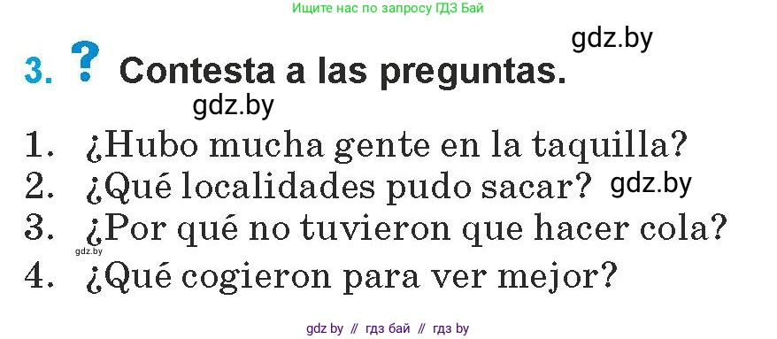 Испанский язык, 9 класс Учебник, авторы: Гриневич Елена Карловна, Янукенас Ольга Викторовна, издательство Вышэйшая школа, Минск, 2020, оранжевого цвета, страница 79, номер 3, Условие