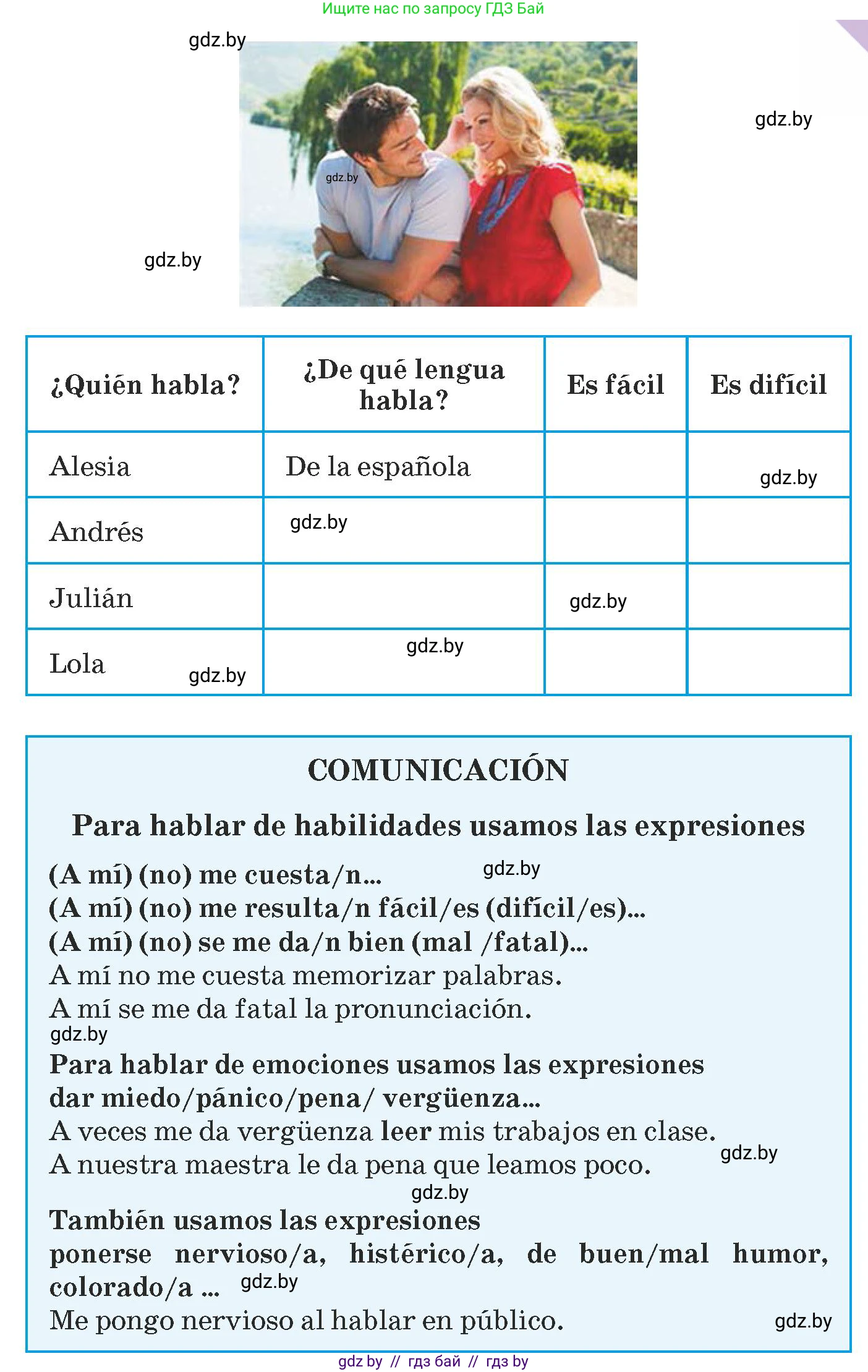 Испанский язык, 9 класс Учебник, авторы: Гриневич Елена Карловна, Янукенас Ольга Викторовна, издательство Вышэйшая школа, Минск, 2020, оранжевого цвета, страница 102, номер 2, Условие (продолжение 2)