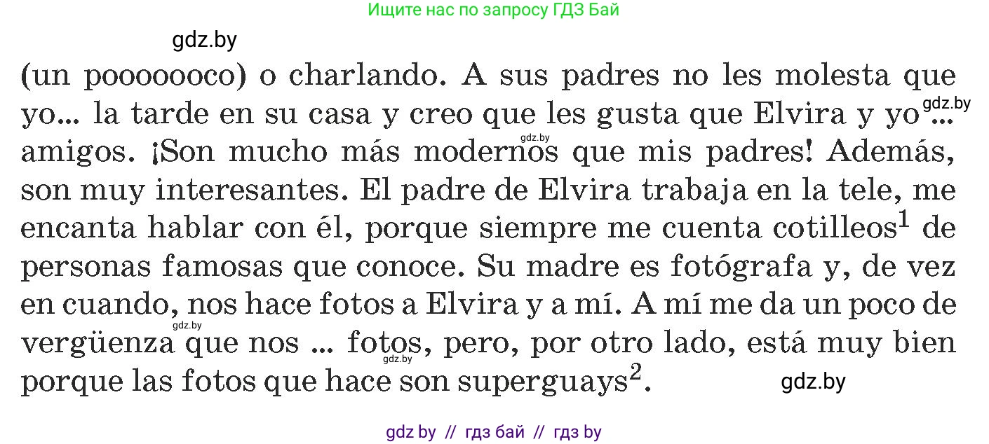 Испанский язык, 9 класс Учебник, авторы: Гриневич Елена Карловна, Янукенас Ольга Викторовна, издательство Вышэйшая школа, Минск, 2020, оранжевого цвета, страница 157, номер 22, Условие (продолжение 2)