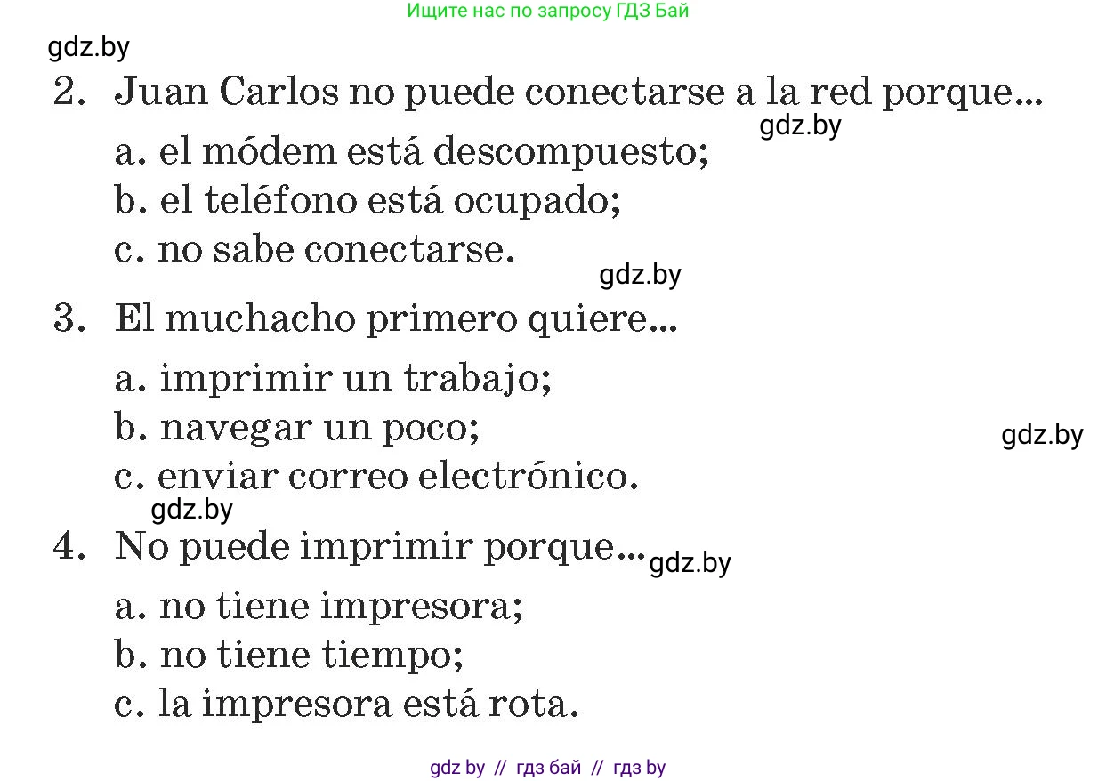 Испанский язык, 9 класс Учебник, авторы: Гриневич Елена Карловна, Янукенас Ольга Викторовна, издательство Вышэйшая школа, Минск, 2020, оранжевого цвета, страница 234, номер 19, Условие (продолжение 2)