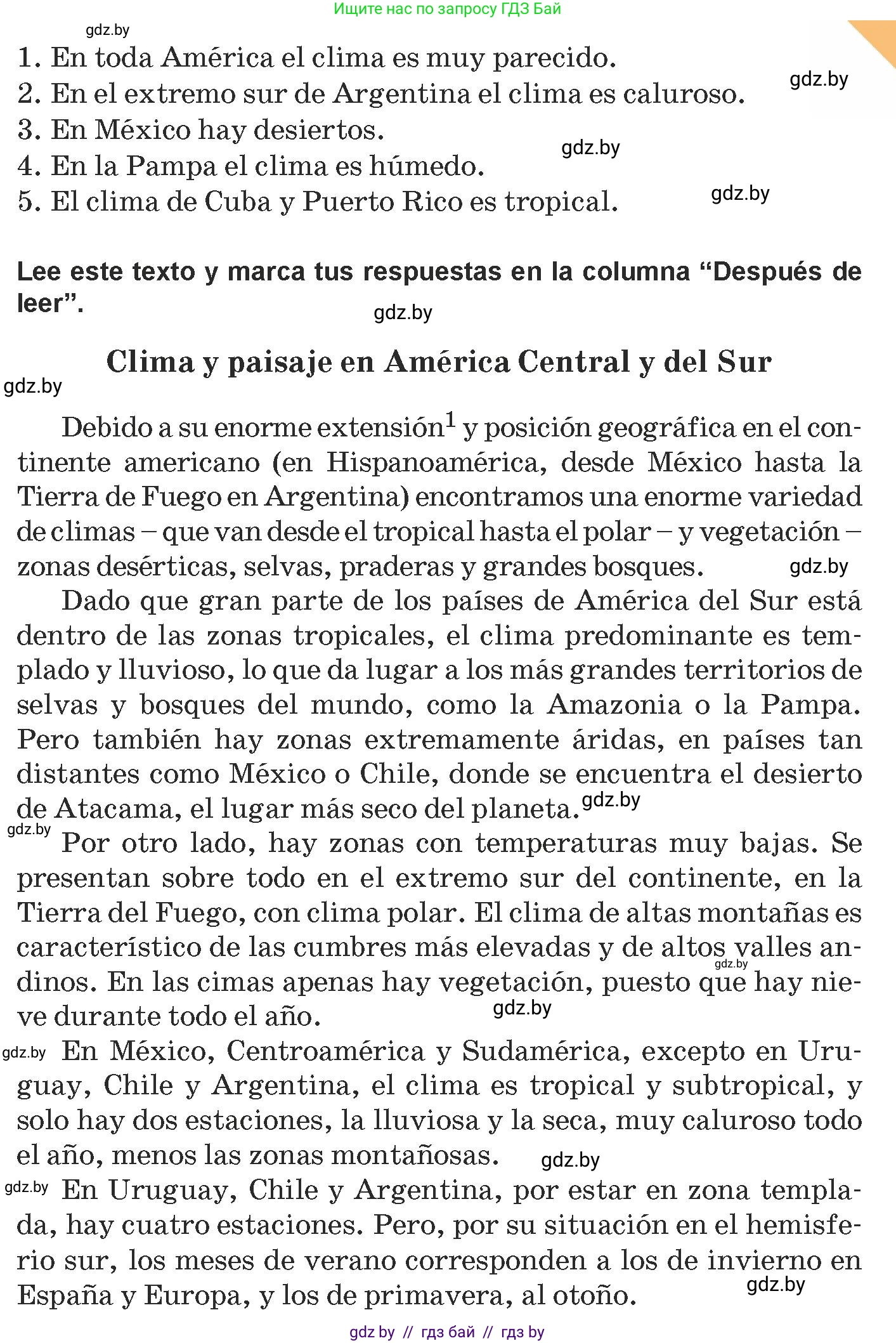Испанский язык, 9 класс Учебник, авторы: Гриневич Елена Карловна, Янукенас Ольга Викторовна, издательство Вышэйшая школа, Минск, 2020, оранжевого цвета, страница 278, номер 8, Условие (продолжение 2)