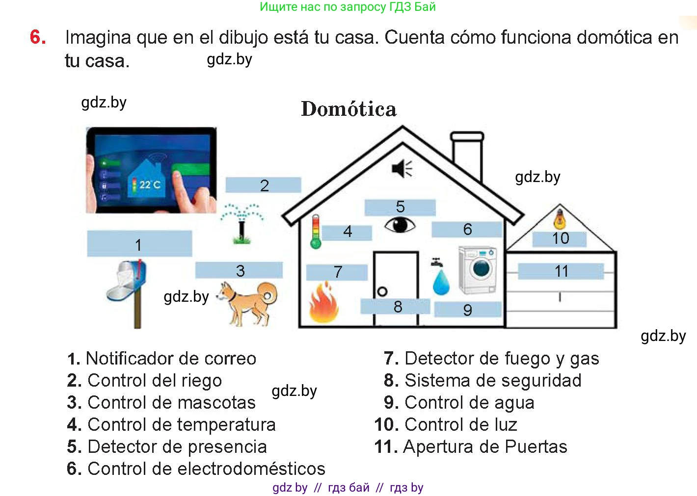 Испанский язык, 10 класс Учебник, авторы: Цыбулева Татьяна Эдуардовна, Пушкина Ольга Александровна, Карпиевич Галина Константиновна, издательство Издательский центр БГУ, Минск, 2019, оранжевого цвета, страница 69, номер 6, Условие