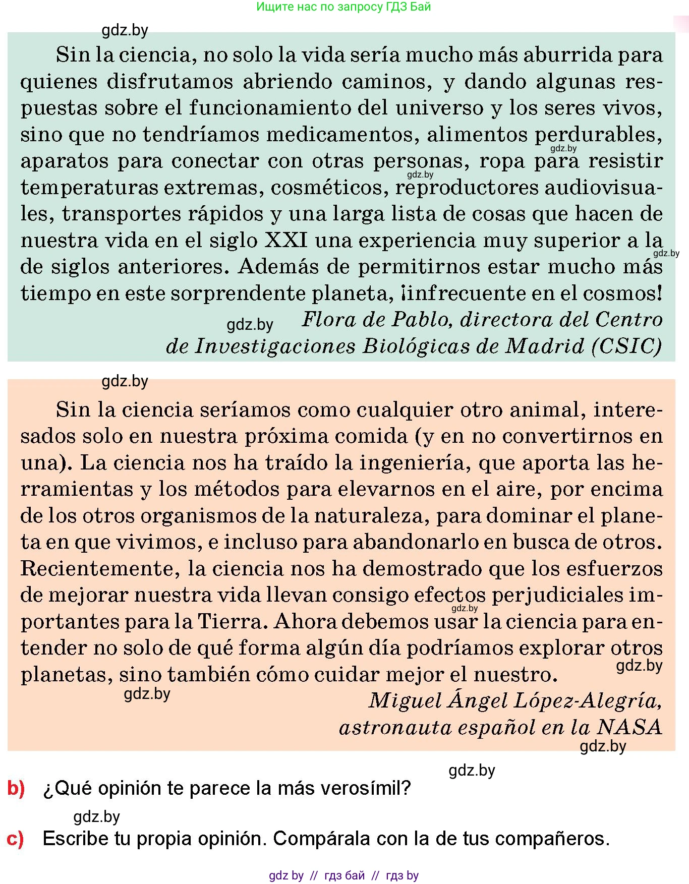 Испанский язык, 10 класс Учебник, авторы: Цыбулева Татьяна Эдуардовна, Пушкина Ольга Александровна, Карпиевич Галина Константиновна, издательство Издательский центр БГУ, Минск, 2019, оранжевого цвета, страница 36, номер 2, Условие (продолжение 4)
