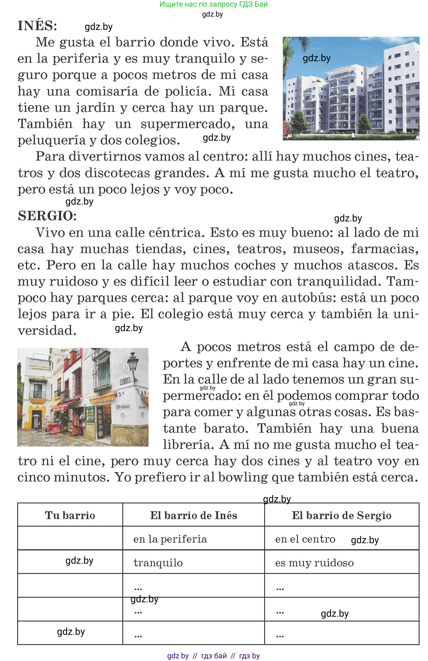 Испанский язык, 10 класс Учебник, авторы: Гриневич Елена Карловна, Янукенас Ольга Викторовна, издательство Вышэйшая школа, Минск, 2019, оранжевого цвета, страница 40, номер 10, Условие (продолжение 2)