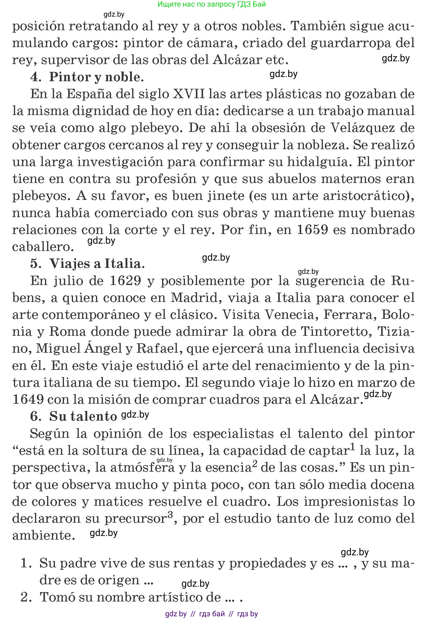 Испанский язык, 10 класс Учебник, авторы: Гриневич Елена Карловна, Янукенас Ольга Викторовна, издательство Вышэйшая школа, Минск, 2019, оранжевого цвета, страница 169, номер 2, Условие (продолжение 2)