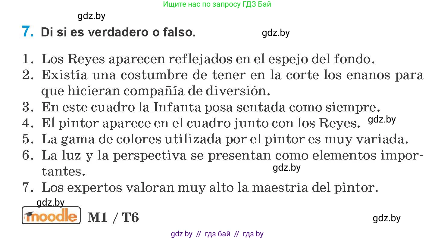 Испанский язык, 10 класс Учебник, авторы: Гриневич Елена Карловна, Янукенас Ольга Викторовна, издательство Вышэйшая школа, Минск, 2019, оранжевого цвета, страница 174, номер 7, Условие