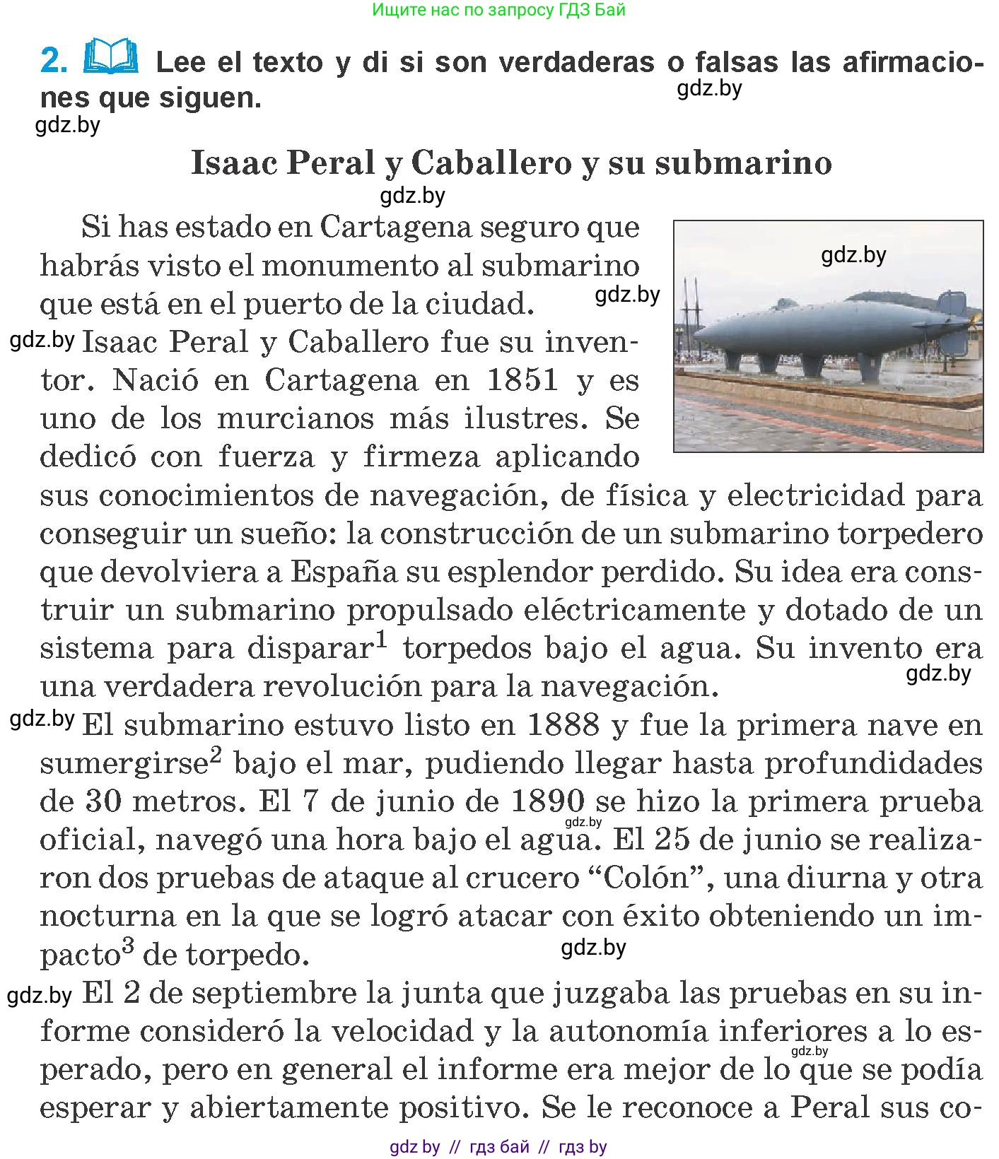 Испанский язык, 10 класс Учебник, авторы: Гриневич Елена Карловна, Янукенас Ольга Викторовна, издательство Вышэйшая школа, Минск, 2019, оранжевого цвета, страница 264, номер 2, Условие